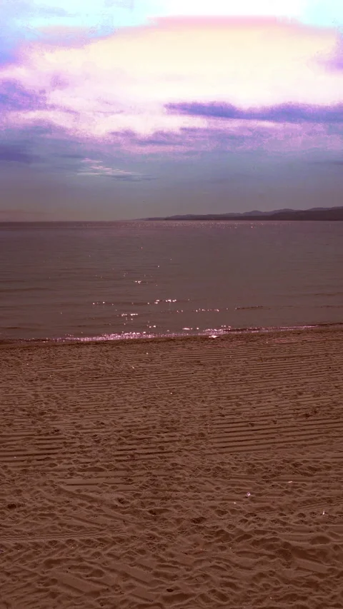 Vertical video, Seaside and beach Stock-Footage 296103736