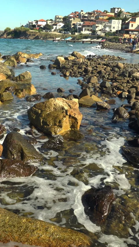 Vertical video, Seaside Stock-Footage 290395544