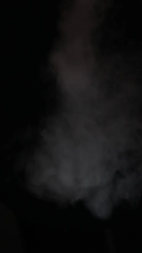 Vertical video of smoke dark background Stock Footage 252738317