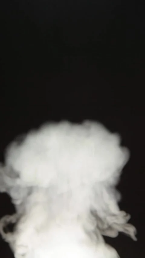 Vertical video of smoke dark background Stock Footage 253091768