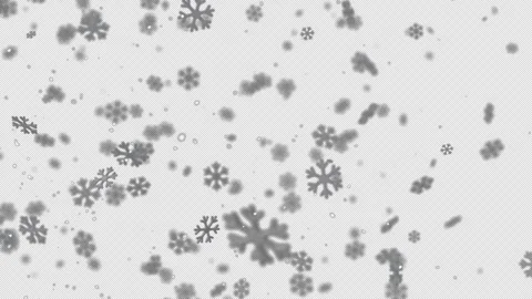 VERTICAL VIDEO, Snowflakes falling animation transparent background. Stock Footage 251305900