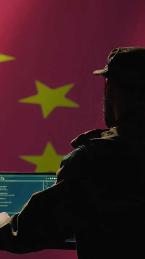 Vertical video Software developer builds algorithms to spread CCP government 動画素材 278335273