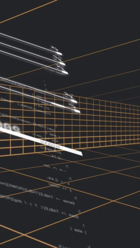 Vertical video: On spawn panels, light bars sliding splitting while cam panning Stock Footage 329962282