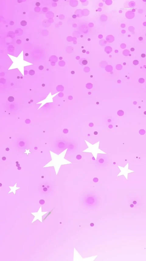 Vertical video: On start pink star dot backdrop drifting and glowing, creating Stock Footage 328221548