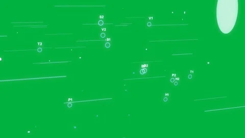 Vertical video: Starting data cloud drifting on clear background, showing pale Stock Footage 333907301
