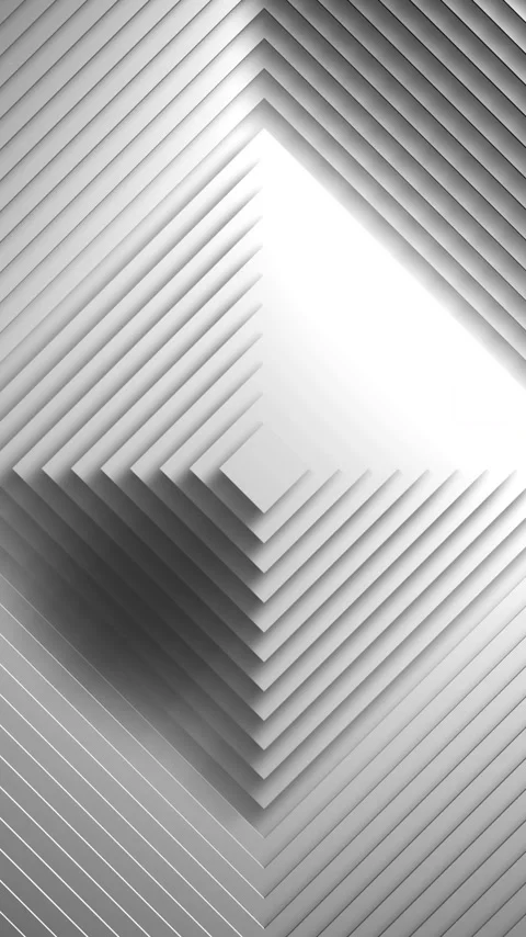 Vertical video: Stepped diamond layers shifting while bright sweep moving, Stock Footage 348496325