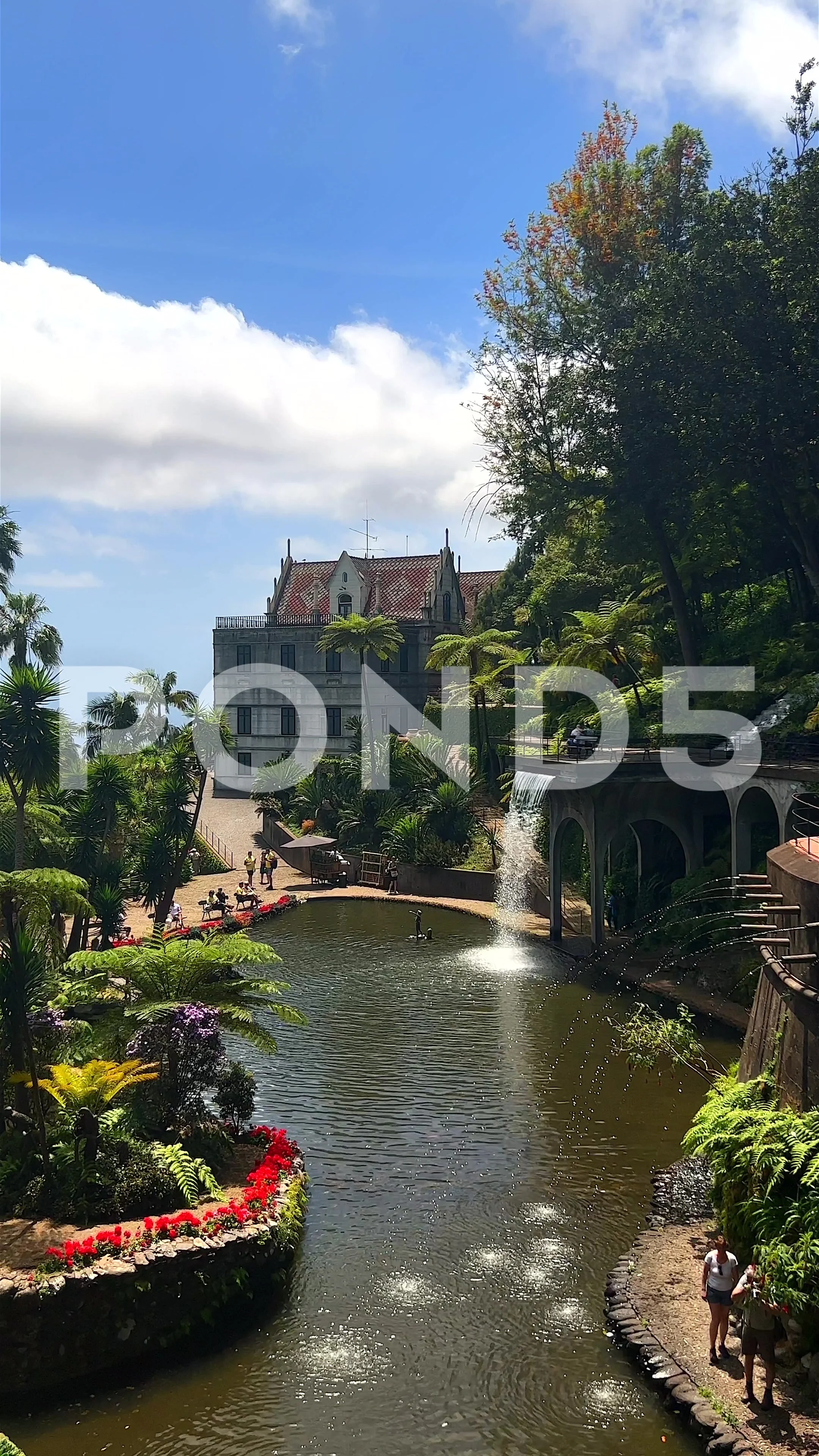 Beautiful Monte Palace Tropical Garden on Madeira Island