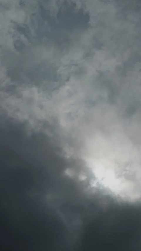 Vertical video - Storm Clouds Stock Footage 331149739