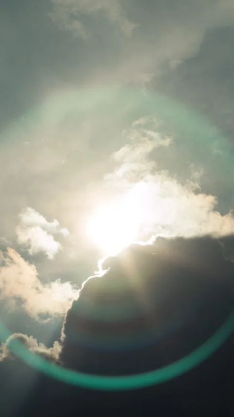 Vertical video - Storm Clouds Timelapse Stock Footage 288220306