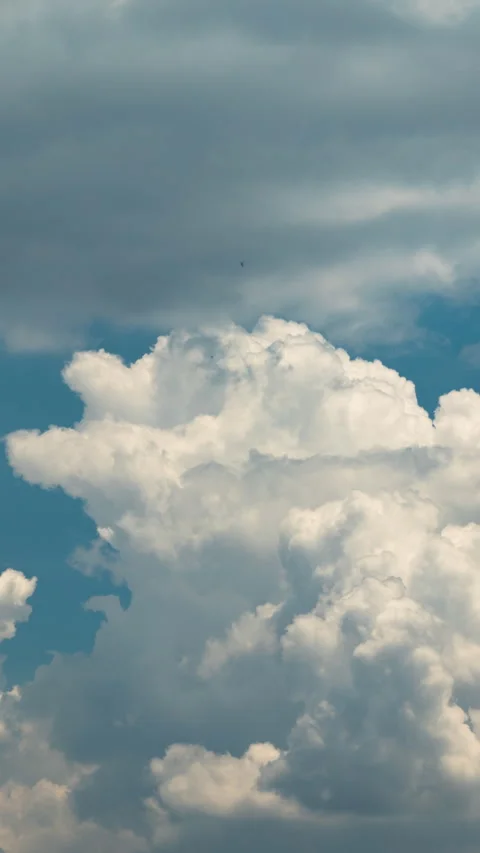 Vertical video - Storm Clouds Timelapse Stock Footage 293728893