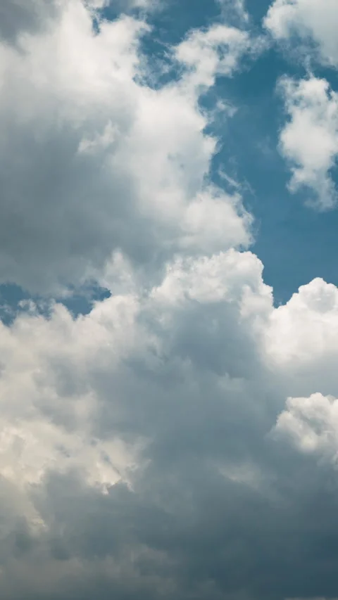 Vertical video - Storm Clouds Timelapse Stock Footage 293728899