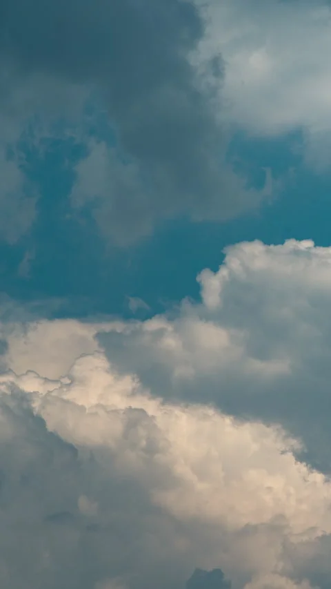 Vertical video - Storm Clouds Timelapse Stock Footage 293729051