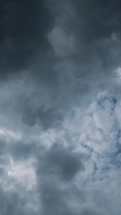 Vertical video - Storm Clouds Timelapse Stock Footage 295940741