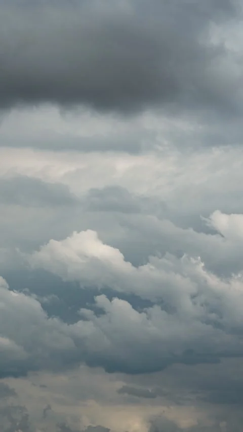 Vertical video - Storm Clouds Timelapse Stock Footage 295941075