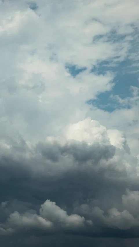 Vertical video - Storm Clouds Timelapse Stock Footage 297495535