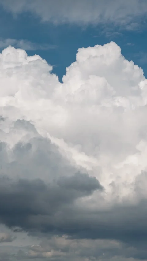 Vertical video - Storm Clouds Timelapse Stock Footage 303707705
