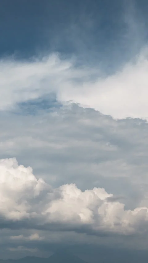 Vertical video - Storm Clouds Timelapse Stock Footage 303707712