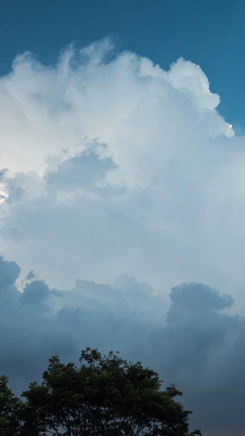 Vertical video - Storm Clouds Timelapse Stock-Footage 320283915