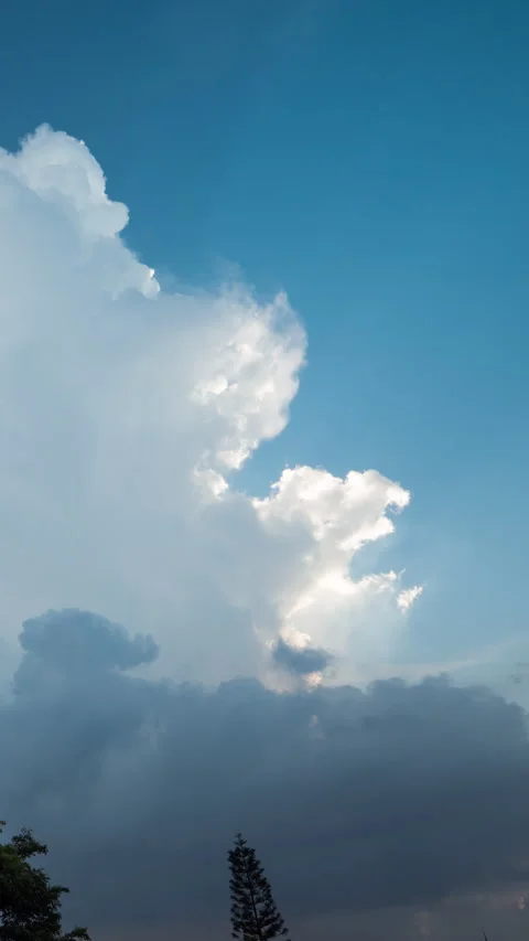 Vertical video - Storm Clouds Timelapse Stock-Footage 320283940