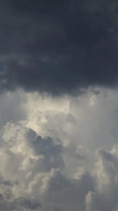 Vertical video - Storm Clouds Timelapse Stock Footage 320284441