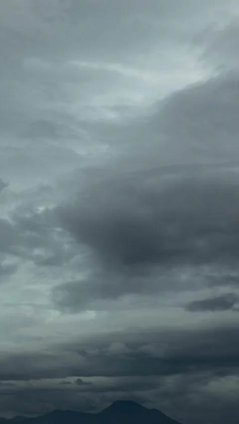 Vertical video - Storm Clouds Timelapse Stock Footage 321815865