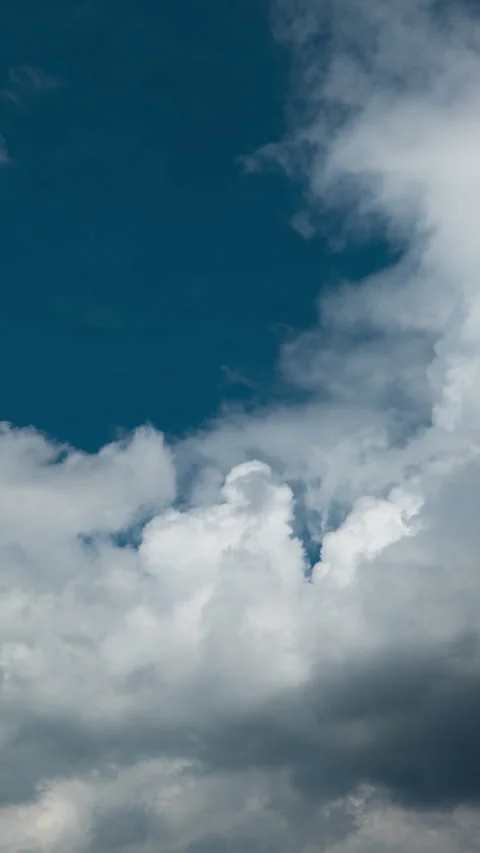 Vertical video - Storm Clouds Timelapse Stock Footage 321816234