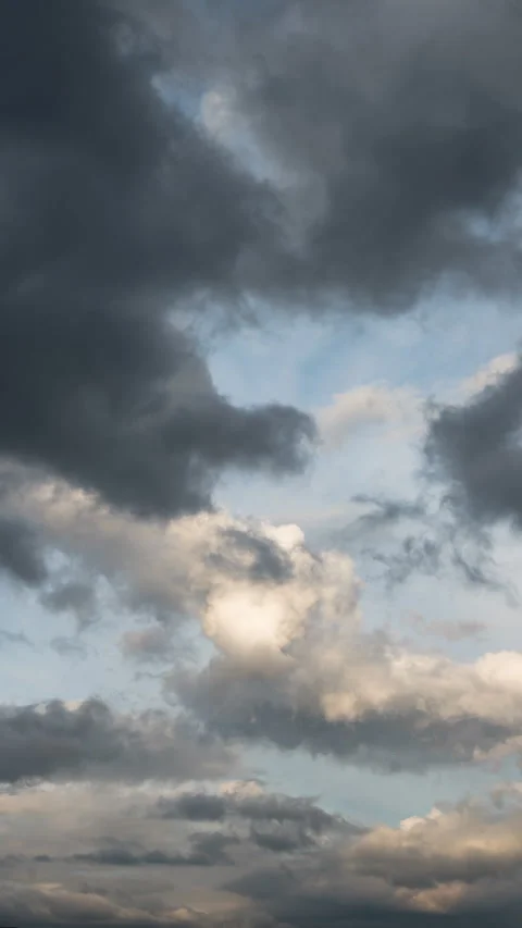 Vertical video - Storm Clouds Timelapse Stock Footage 330533854