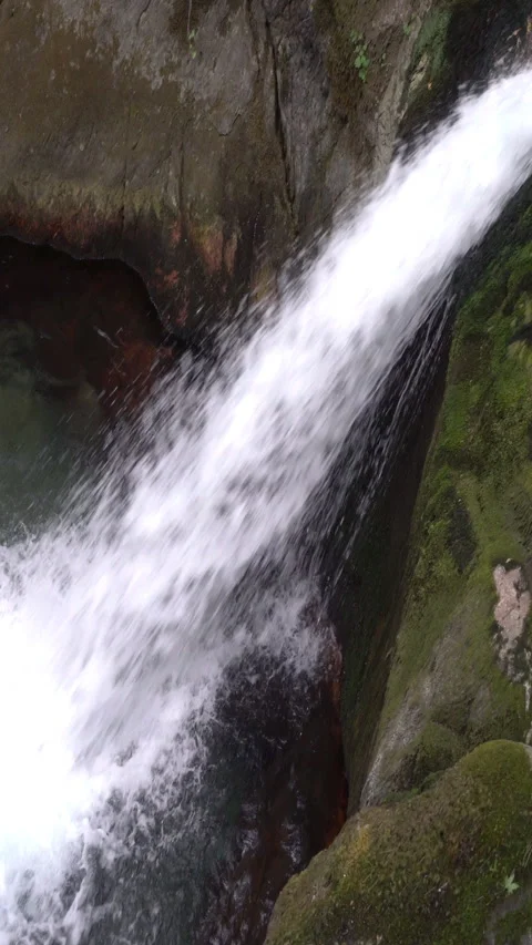 Vertical video, Stream in the mountains Видео 313146767