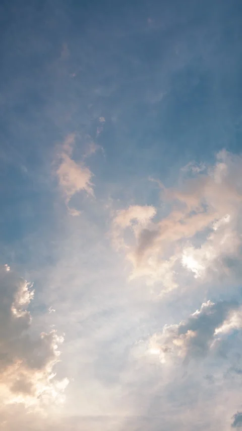 Vertical video - Sunset Clouds Timelapse Stock Footage 291908844