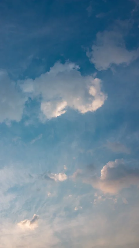 Vertical video - Sunset Clouds Timelapse Stock Footage 291908917