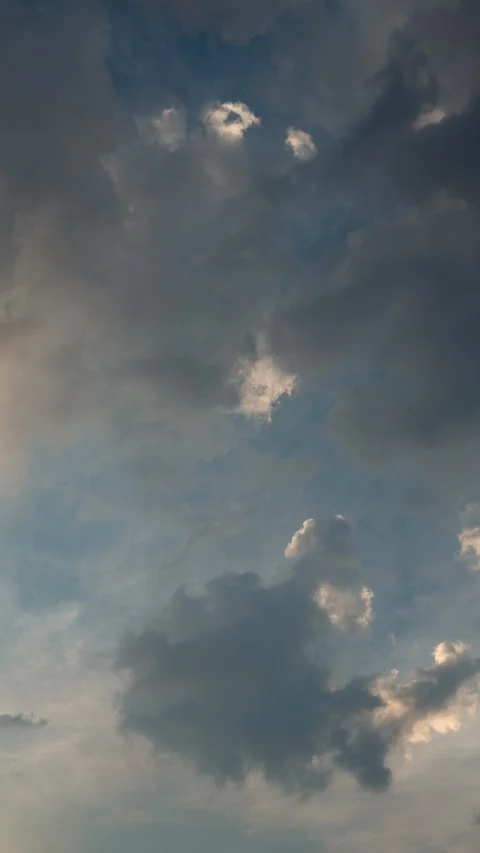 Vertical video - Sunset Clouds Timelapse Stock Footage 291909416