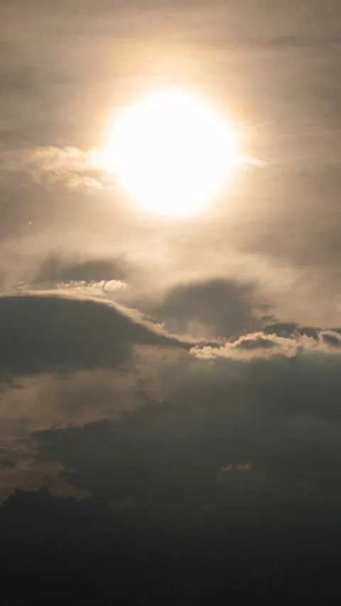 Vertical video - Sunset Clouds Timelapse Stock Footage 318946169