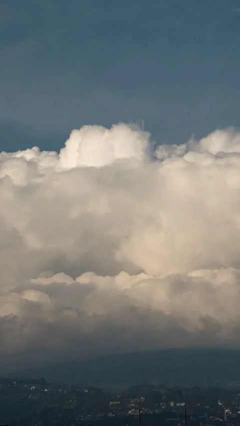Vertical video - Sunset Clouds Timelapse Stock Footage 327882756