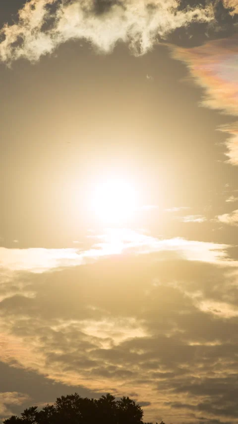 Vertical video - Sunset Timelapse Stock Footage 284621796