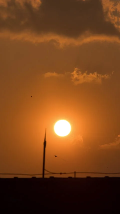 Vertical video - Sunset Timelapse Stock-Footage 314093856