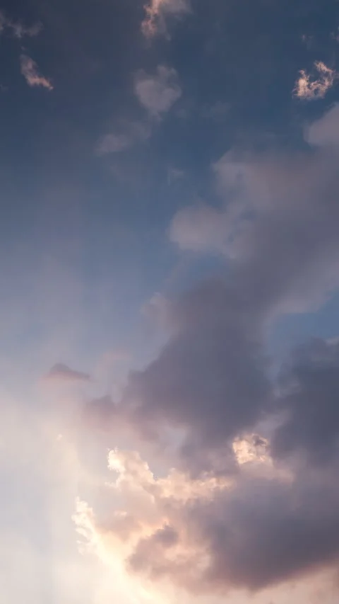 Vertical video - Sunset Timelapse Video stock 317102416