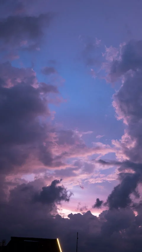 Vertical video - Sunset Timelapse Stock-Footage 323383787