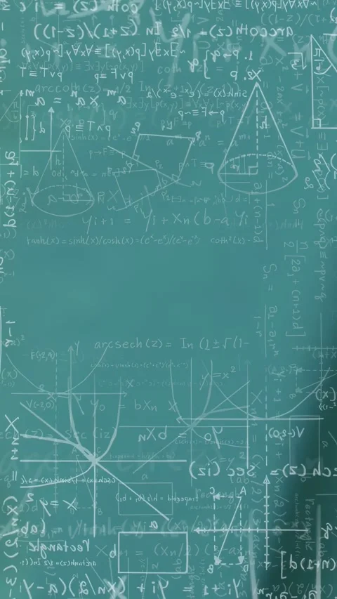 Vertical video: Surgeon adjusting PPE hand moving math graphs rising then fading Stock Footage 334917215