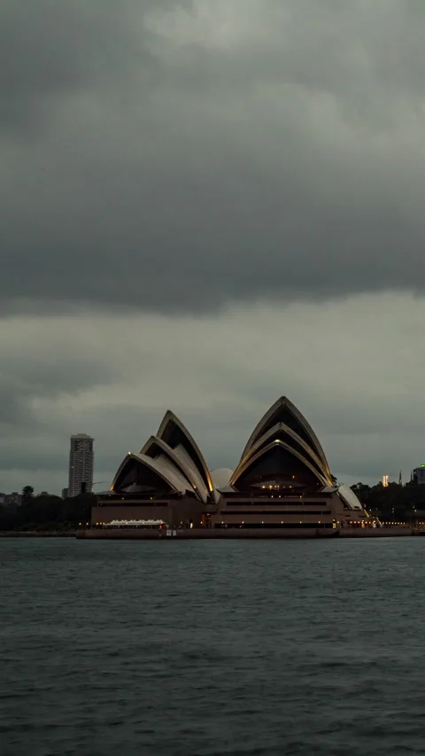 Vertical video - Sydney Sunset Timelapse Stock-Footage 280043435