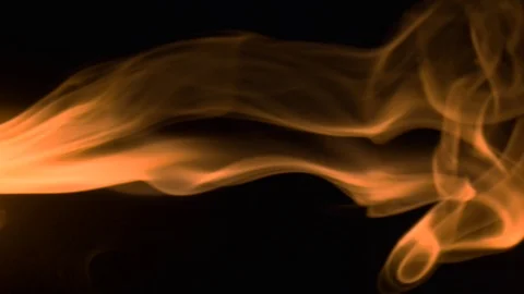 Vertical video, Thin trickle golden smoke slowly rising to top Stock Footage 106316438