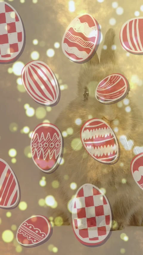 Vertical video: Tilting cam making parallax, revealing golden cat blinking Stock Footage 329961558
