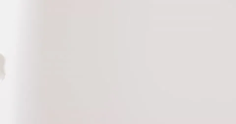 Vertical video of toothbrush with paste on white background with copy space Stock Footage 233125955