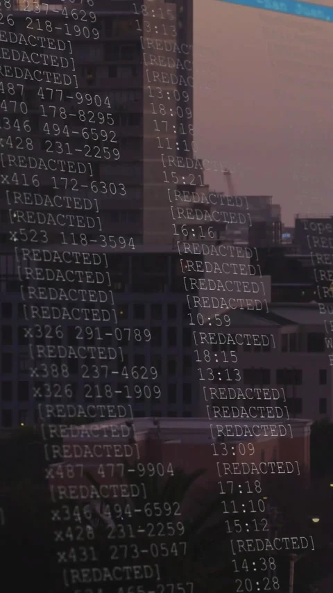 Vertical video: Tower left, dusk causing overlay appearing, blue bar Stock Footage 329552558