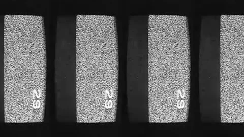 Vertical video tv glitch screen static noise grain Stock Footage 240707143