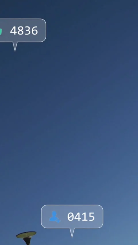 Vertical video: Two people walking path, metrics appearing around them and Stock Footage 330580929