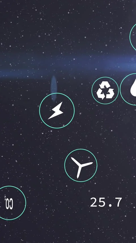 Vertical video: On value change, telemetry icons pulsing while readouts updating 動画素材 329552808