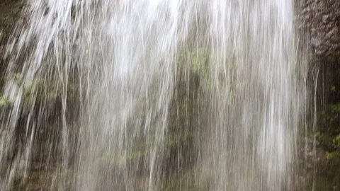 Vertical video of  waterfall from  mountain Stock-Footage 80673638