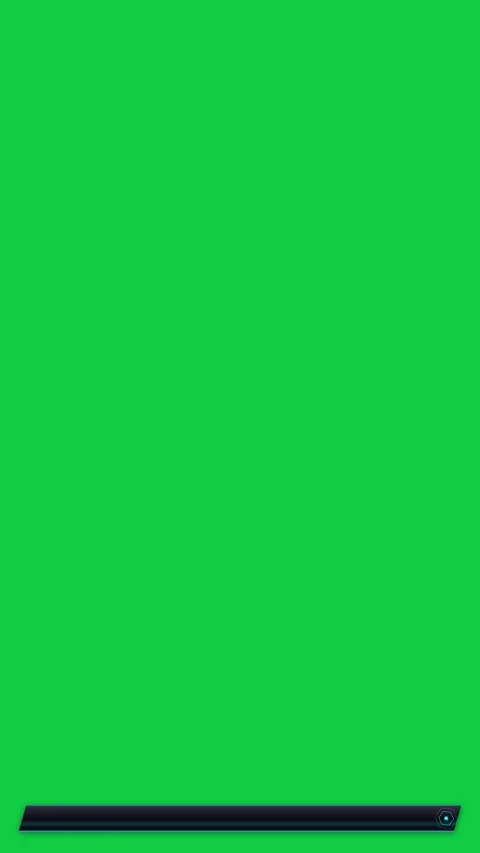 Vertical View of Gaming Lower Third Green Screen Overlay Stock Footage 344329291