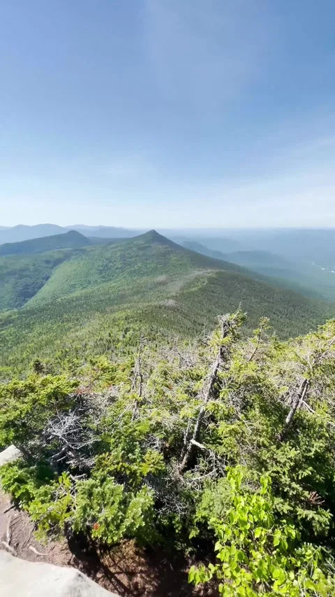 Vertical View of Green Mountain Stock Footage 251655392