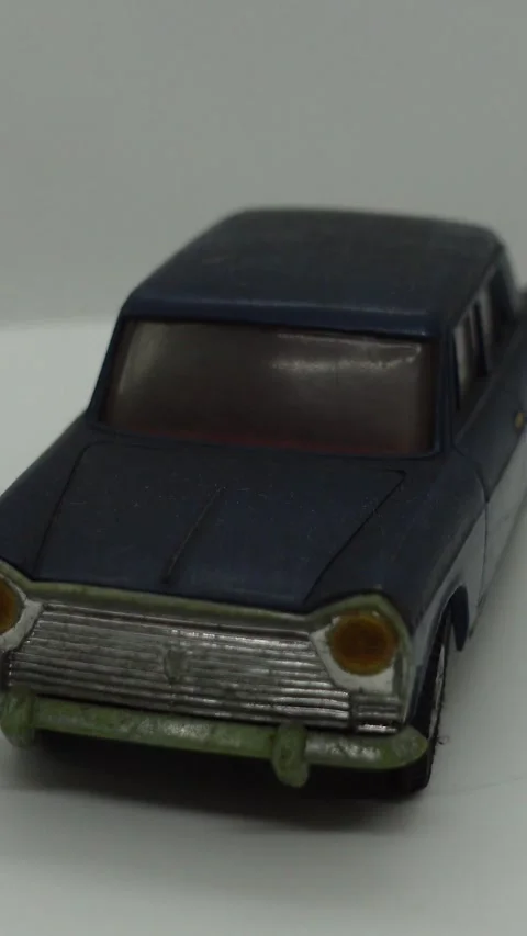 Vertical View of Old Car Toy Stock Footage 344800056